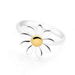 Sun Flower Women Silver Ring