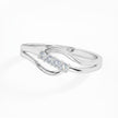 Infinity Ripple Gold Diamond Ring