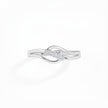 Infinity Ripple Gold Diamond Ring