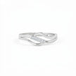 Infinity Ripple Gold Diamond Ring