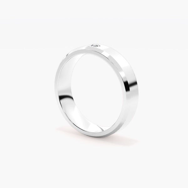 Atlas Solitaire Men Diamond Ring — product view 4 in Pakistan