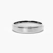 Brushed Centre Men Wedding Band — front product view in Pakistan