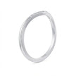 Curved Pavé Gold Diamond Band white gold rear profile view – gold diamond ring for women in Pakistan