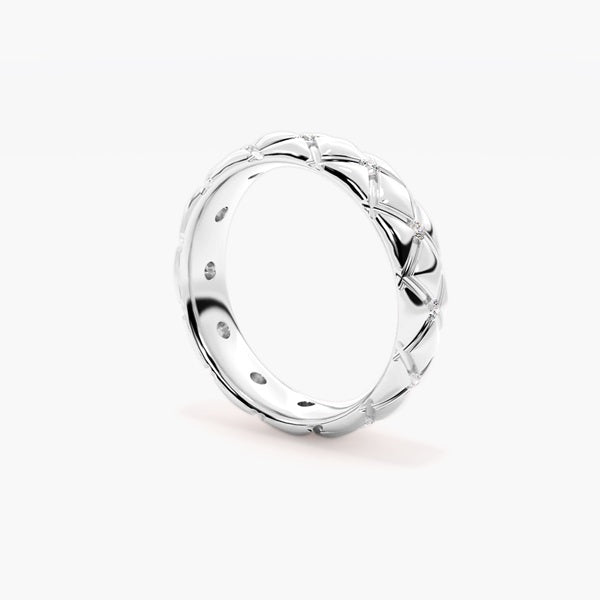 Facet Crest Men Diamond Ring — product view 3 in Pakistan
