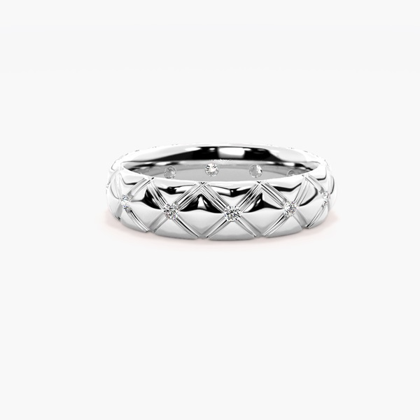 Facet Crest Men Diamond Ring — product view 5 in Pakistan