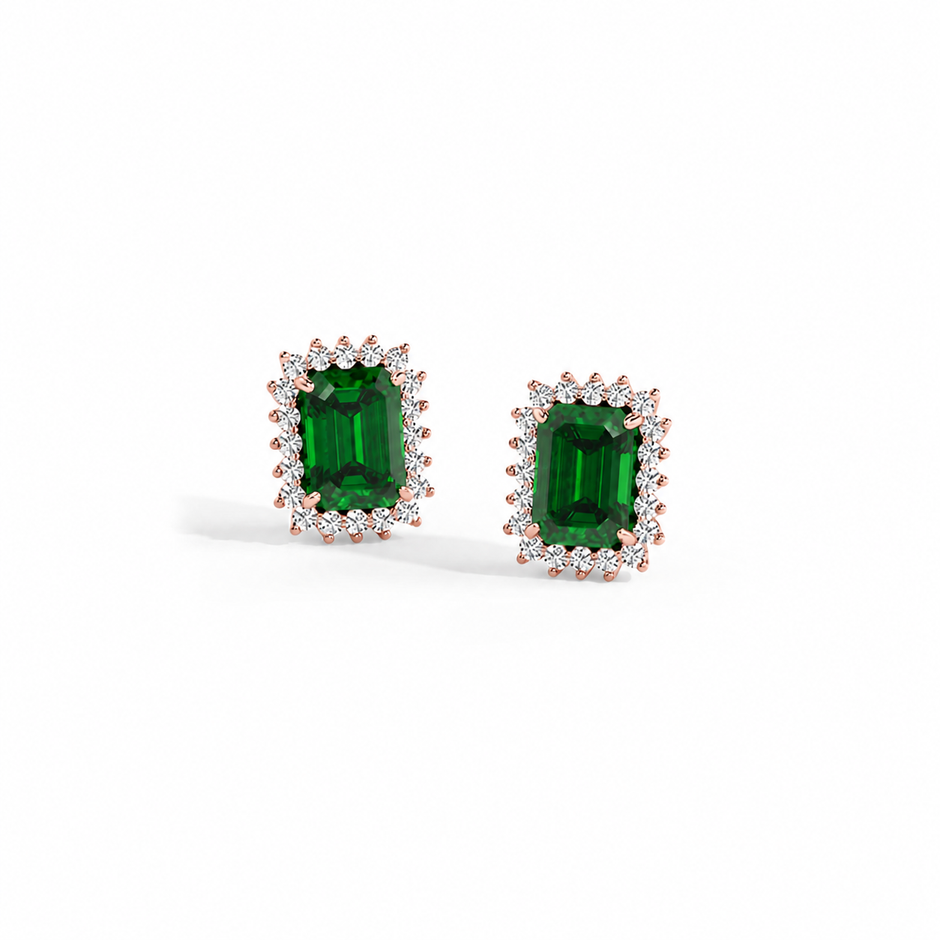 Emerald Gold Diamond Ring