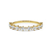 Graduated Round Diamond Gold Ring