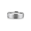 Keystone Princess Men Diamond Ring in white metal, side profile view