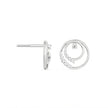 Gold diamond earring – Orbit Swirl, studio product view 10 | Khatim Jewels