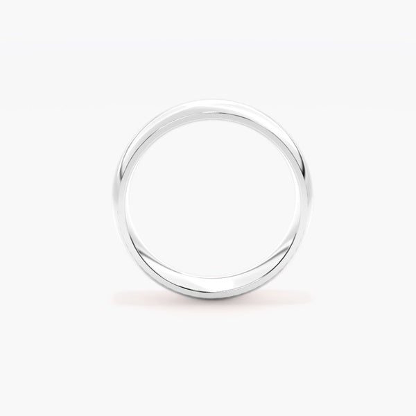 Low Dome Men Wedding Band — product view 4 in Pakistan