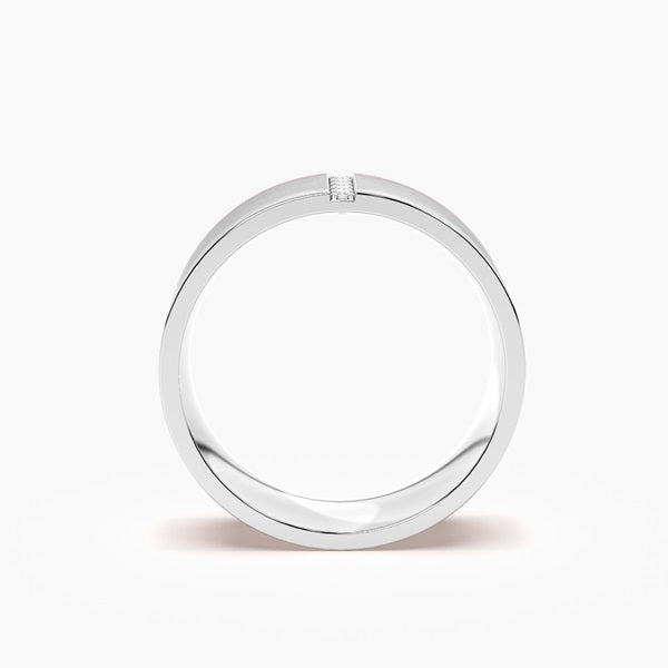 Pinpoint Groove Men Diamond Ring — detailed product view 3 in Pakistan