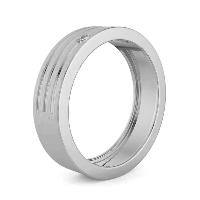 Tri Men's Diamond Ring