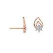 Gold diamond earring – Starleaf, studio product view 10 | Khatim Jewels