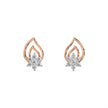 Gold diamond earring – Starleaf, Pakistan collection view 8 | Khatim Jewels
