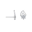 Gold diamond earring – Starleaf, women’s earring style 7 | Khatim Jewels