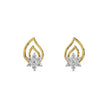 Starleaf Gold Diamond Earrings