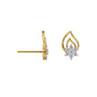 Starleaf Gold Diamond Earrings
