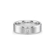 Summit Kite men diamond ring in white metal, front view