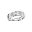 Summit Kite men diamond ring in white metal, detail view