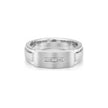 Titan Bar Men Diamond Ring in white metal, front hero view