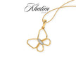 Butterfly Gold Diamond Pendant